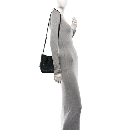 Bottega Veneta Nappa Maxi Intrecciato Mini Cassette Bucket Bag Black Parakeet 2 of 9