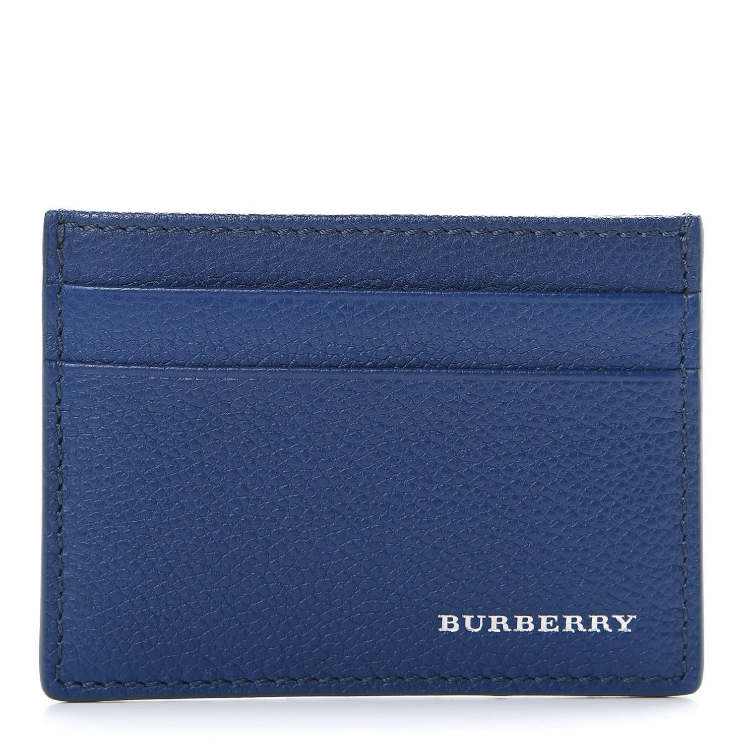 Burberry Grainy Calfskin Card Case Blue 1 of 7