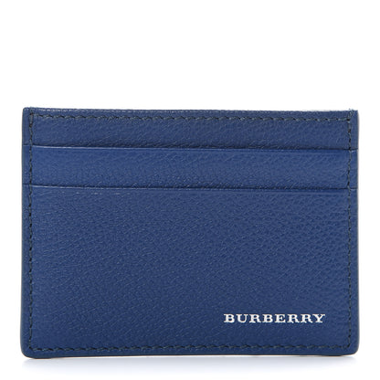 Burberry Grainy Calfskin Card Case Blue 1 of 7