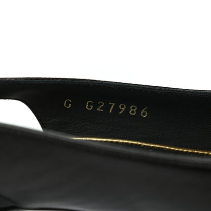 Chanel Lambskin Slingback Bow Pumps 37 Black 8 of 8