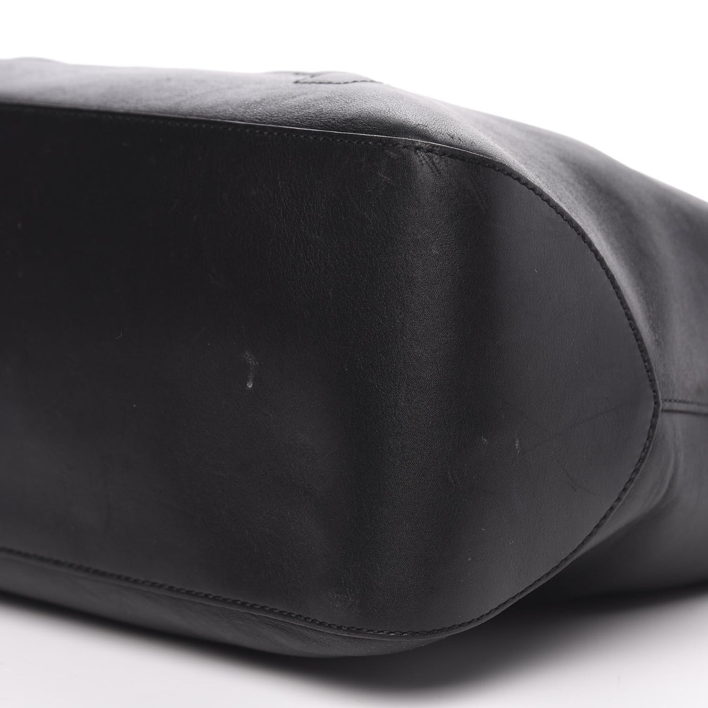 Apollo Calfskin GG Dadini Embroidered Large Hobo Black
