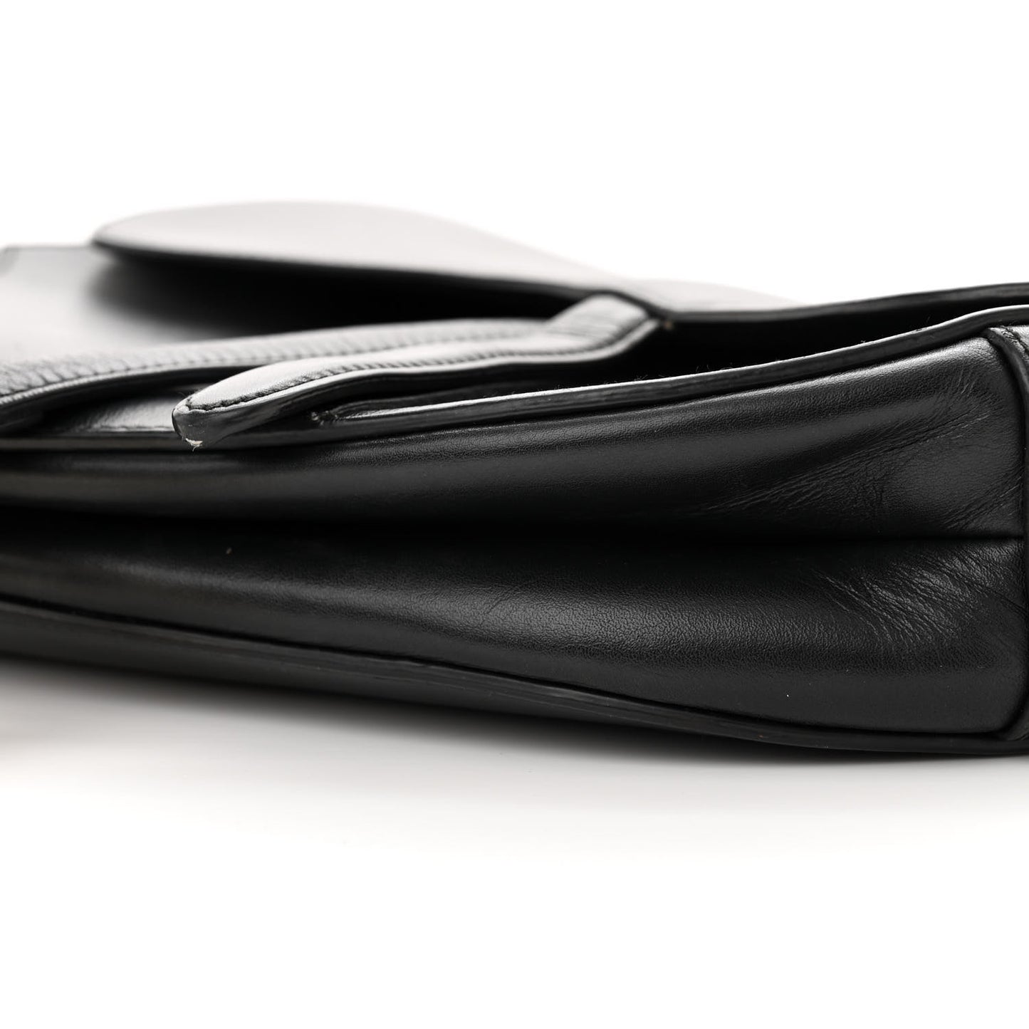Calfskin Saddle Bag Black