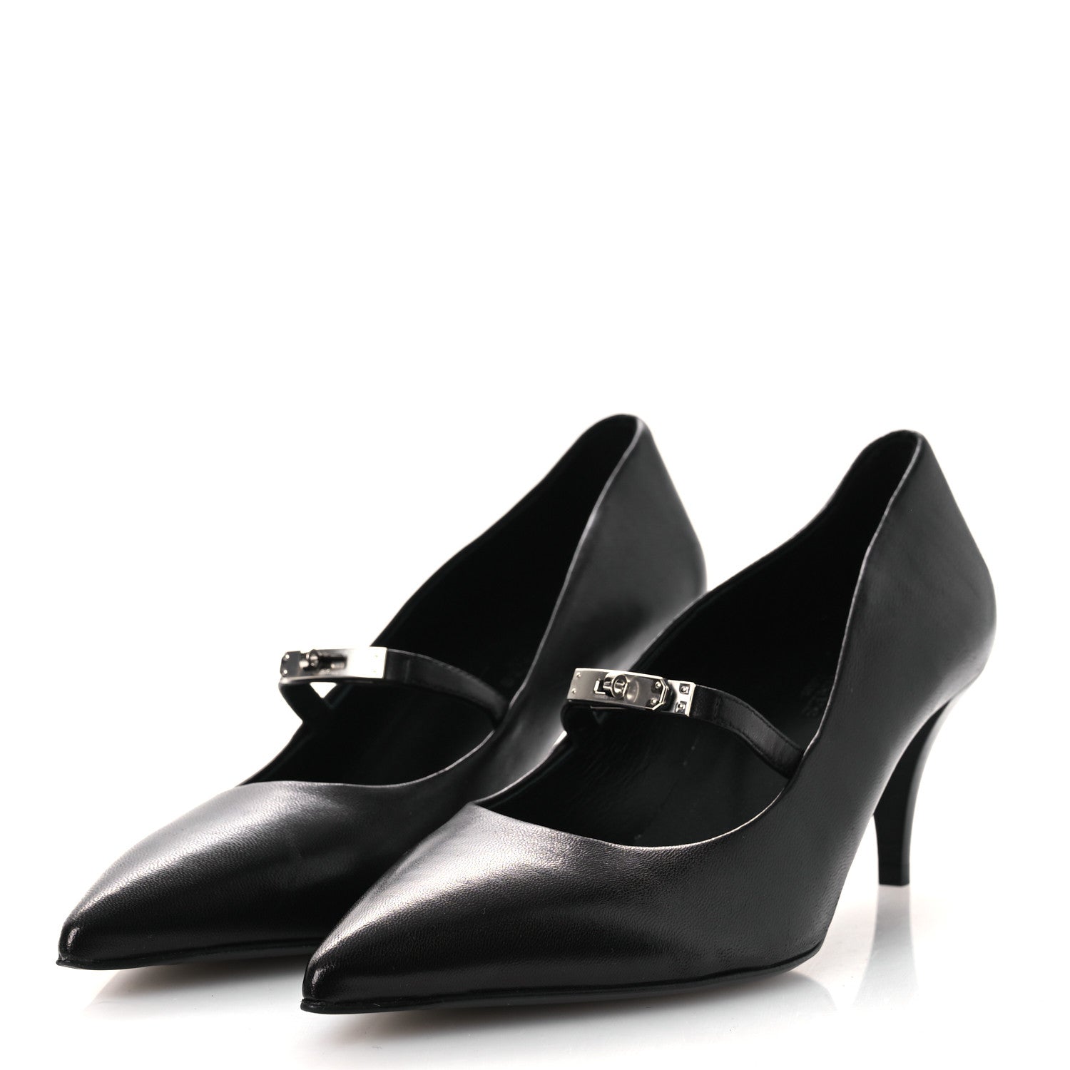 Hermes Nappa Majeste 60 Pumps 38 Black 4 of 13