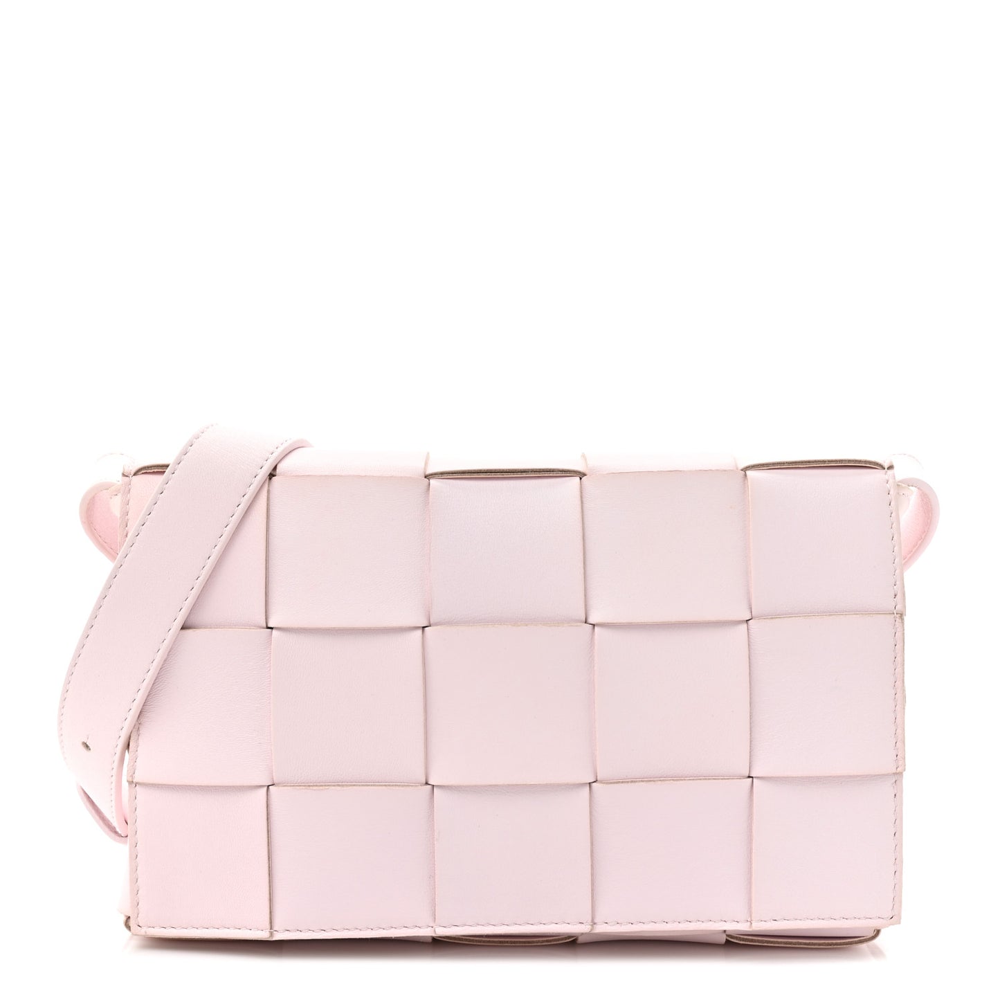 Lambskin Maxi Intrecciato Cassette Crossbody Bag Bliss Washed