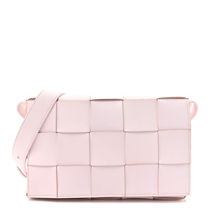 Bottega Veneta Lambskin Maxi Intrecciato Cassette Crossbody Bag Bliss Washed 1 of 10