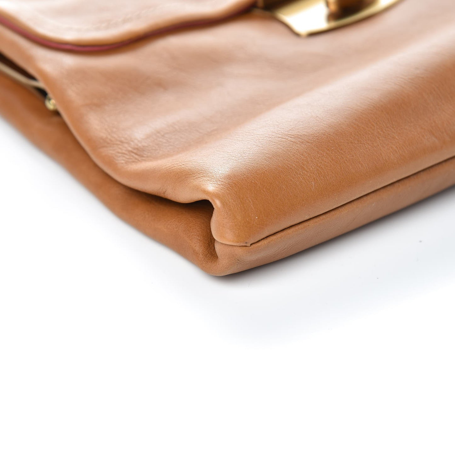 Soft Calf Tassel Chain Bag Naturale