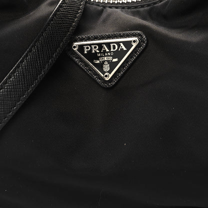 Prada Tessuto Nylon Saffiano Re-Edition 2006 Shoulder Bag Black 7 of 9