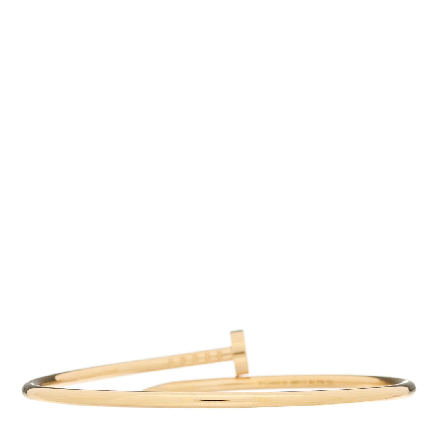 Cartier 18K Yellow Gold Small Juste Un Clou Bracelet 16 2 of 4