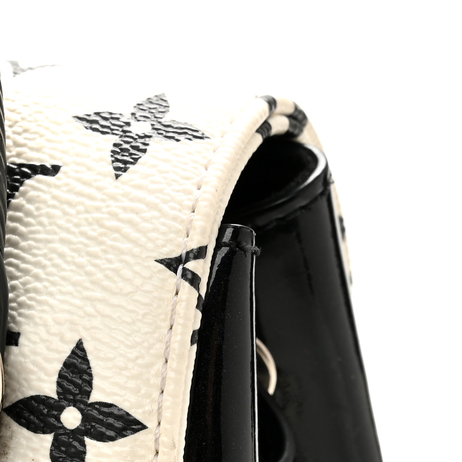 Louis Vuitton Patent Monogram Hot Springs Backpack Black White 11 of 15