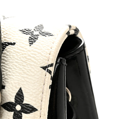 Louis Vuitton Patent Monogram Hot Springs Backpack Black White 11 of 15