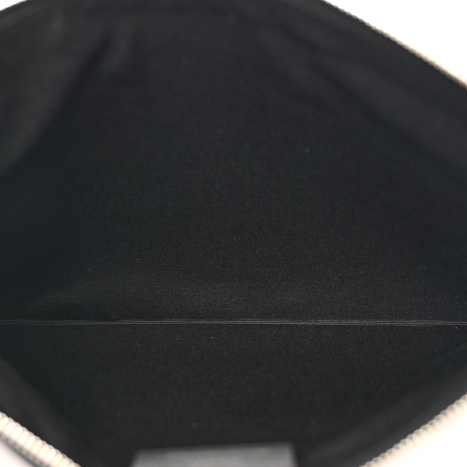 Christian Dior Calfskin 1947 Lily of The Valley Pouch Grey 1430795