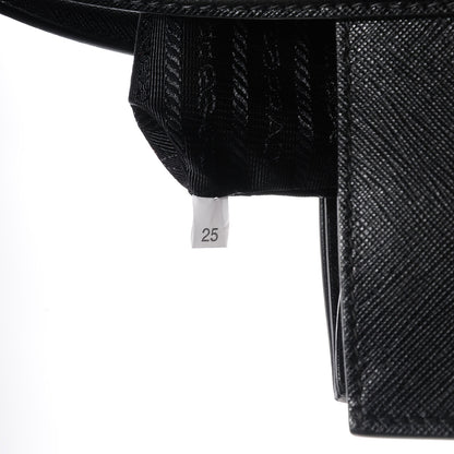Prada Saffiano Soft Triple Pocket Tote Nero Black 7 of 10
