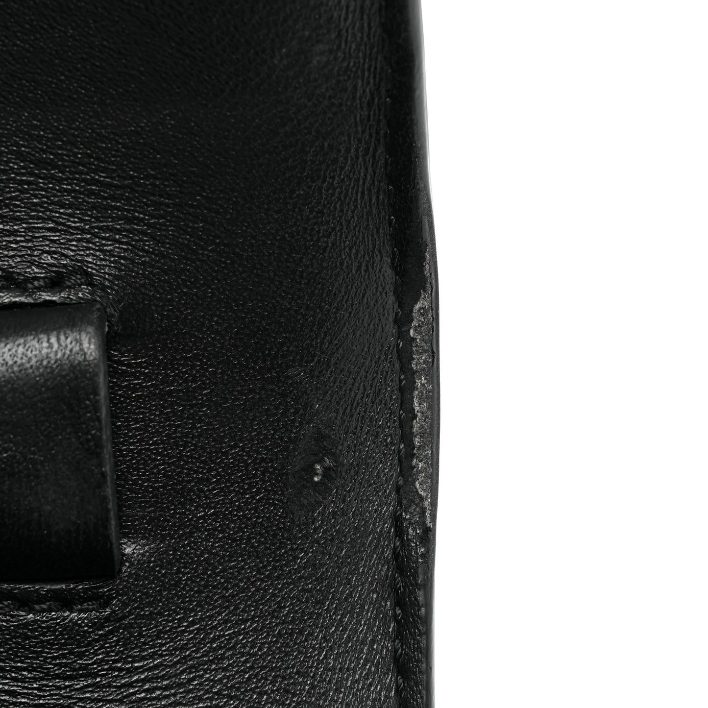 Box Calfskin Teen Classic Box Flap Bag Black