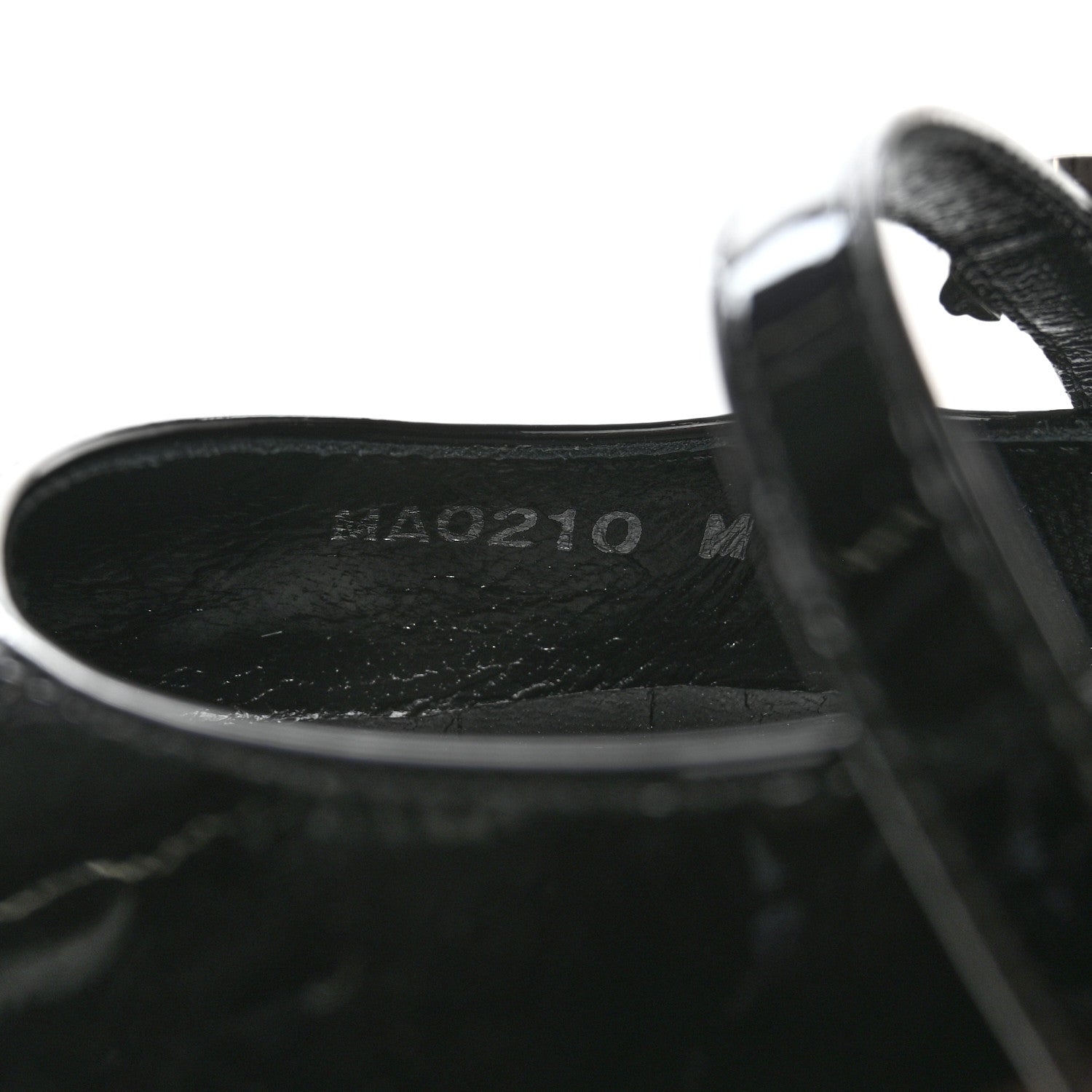 Louis Vuitton Patent Uniformes Ballerina Flat 35 Black 6 of 9