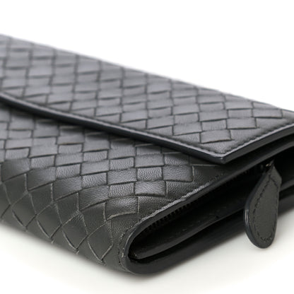 Bottega Veneta Nappa Intrecciato Continental Wallet Grey 11 of 12