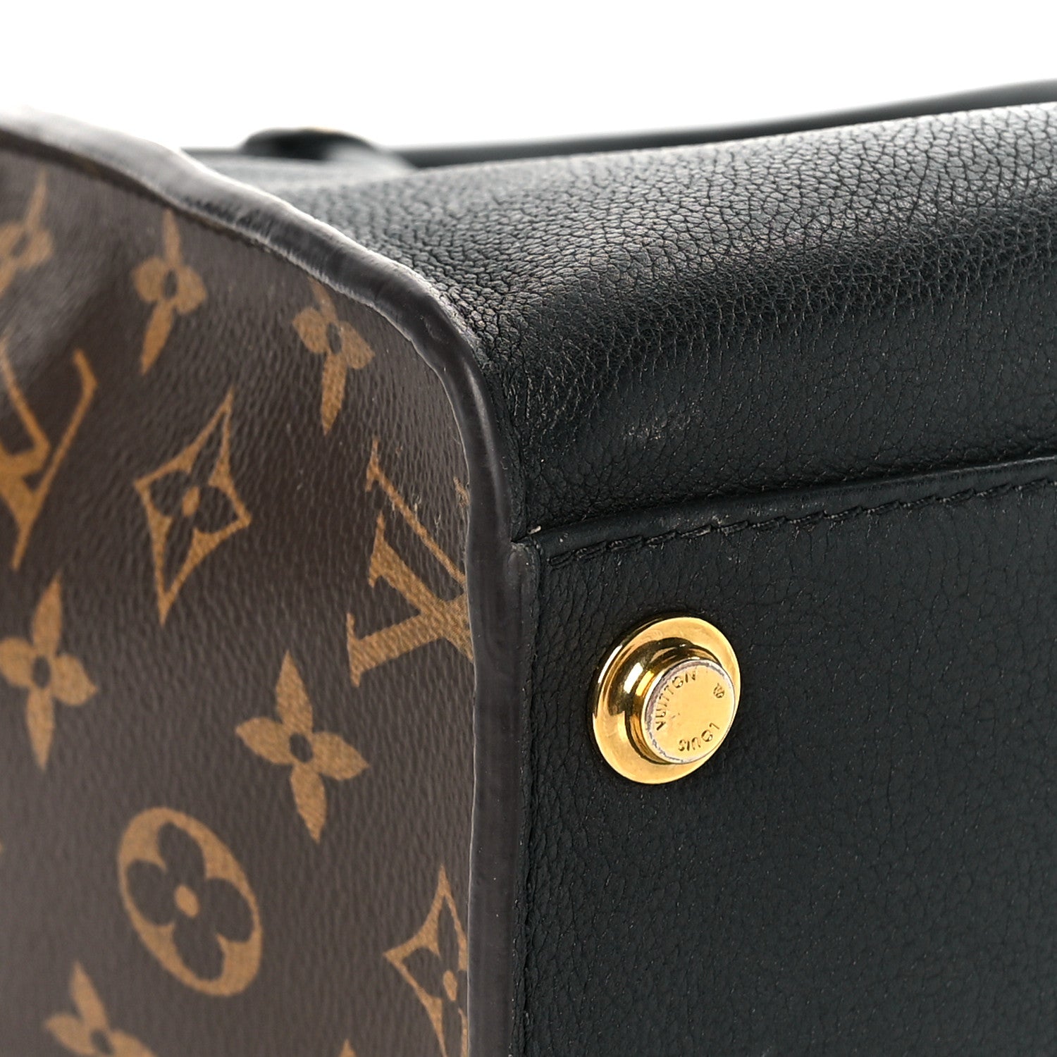 Louis Vuitton Calfskin Monogram On My Side Black 7 of 13
