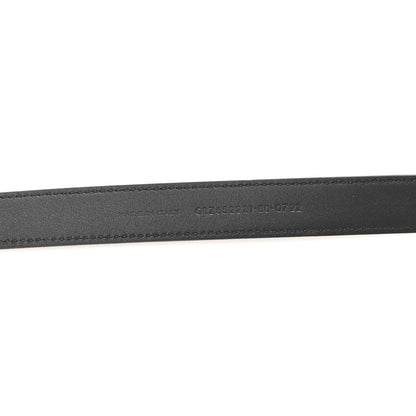 Saint Laurent Smooth Calfskin Maillon Belt 80 32 Black 4 of 5