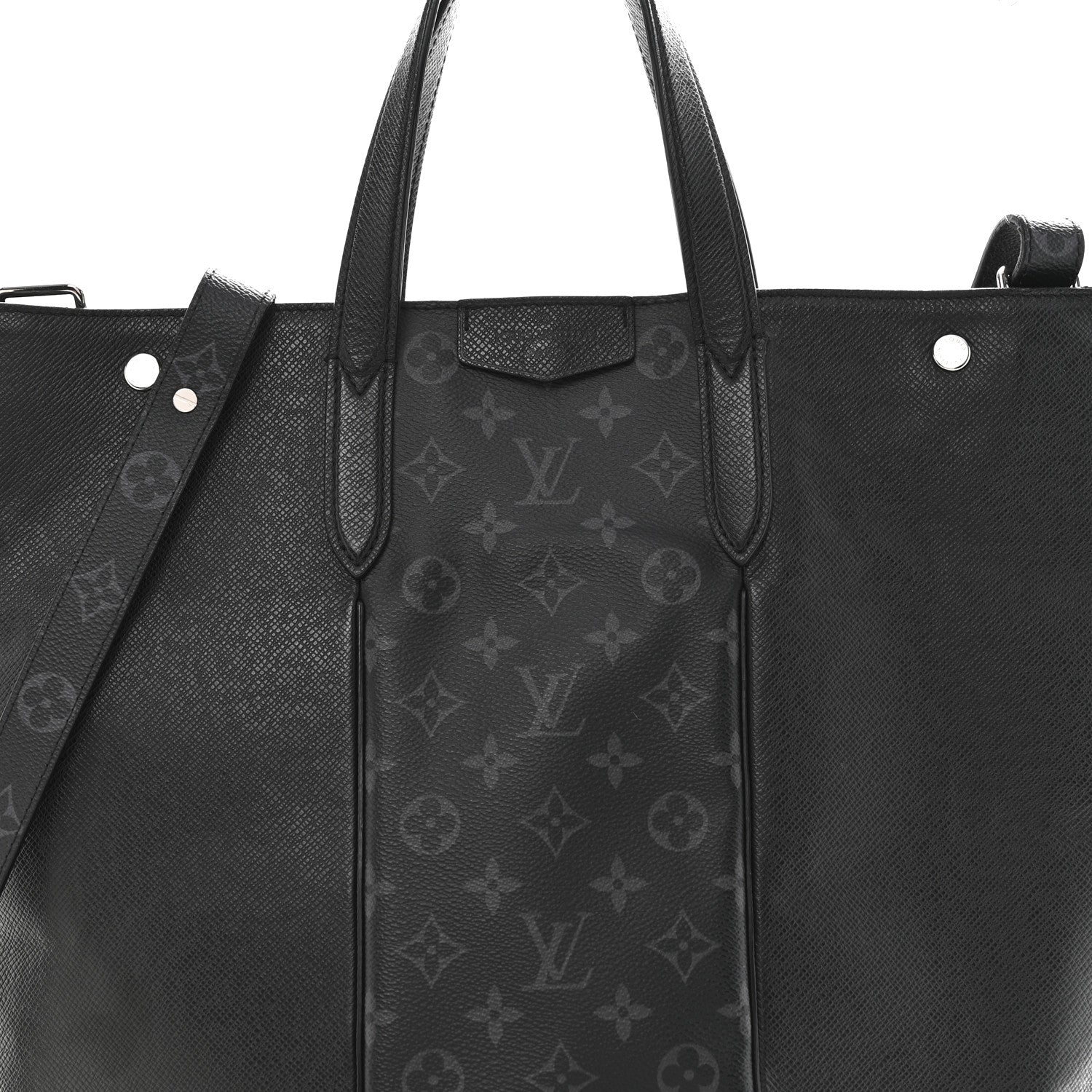 Louis Vuitton Taiga Monogram Eclipse Outdoor Tote Black 8 of 14