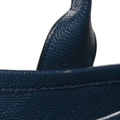 Marc Jacobs Grained Calfskin Large The Tote Bag Blue Sea 10 of 10