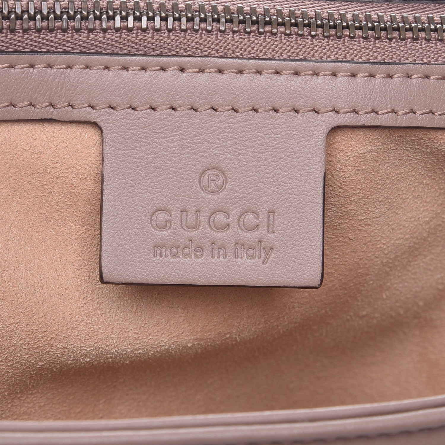 Gucci Calfskin Matelasse Large GG Marmont Shoulder Bag Porcelain Rose 7 of 9
