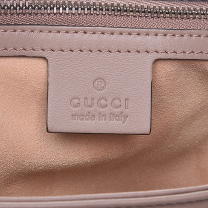 Gucci Calfskin Matelasse Large GG Marmont Shoulder Bag Porcelain Rose 7 of 9