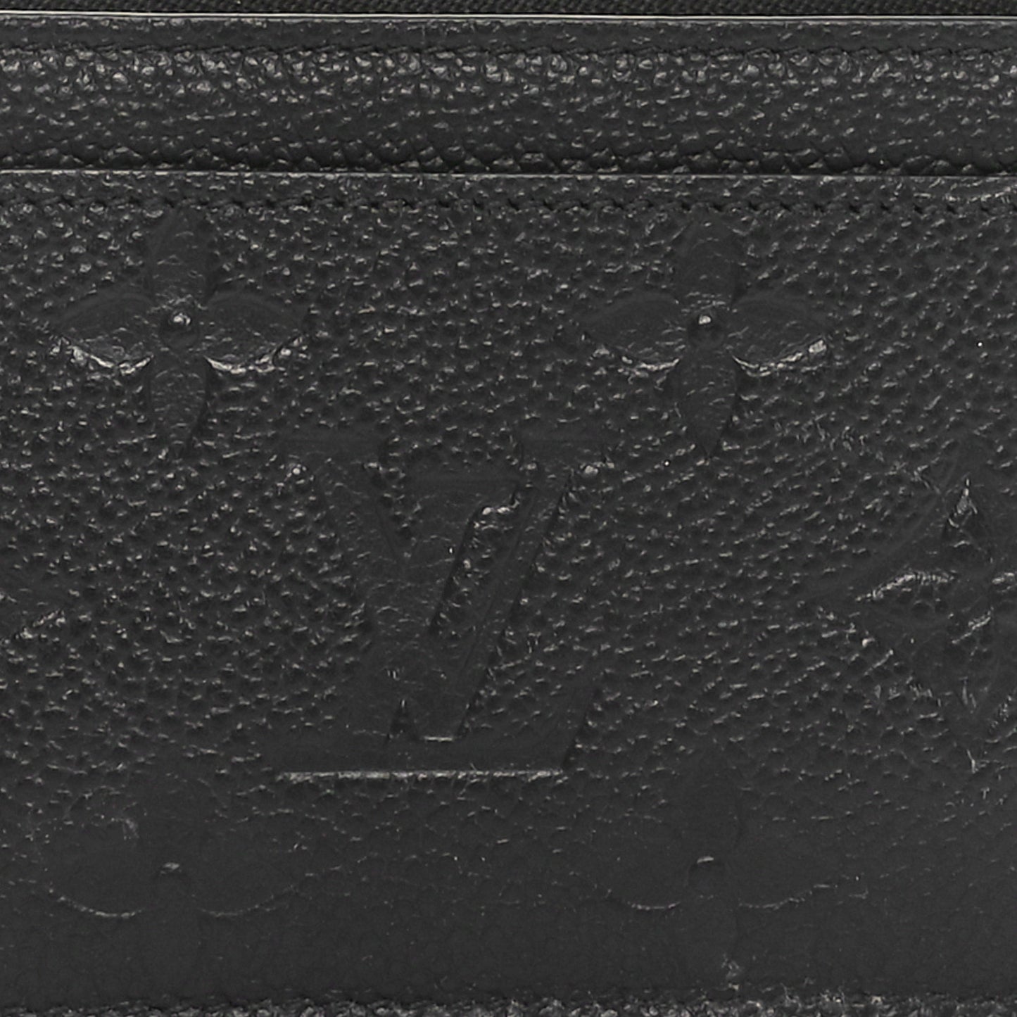 Empreinte Zipper Card Holder Black