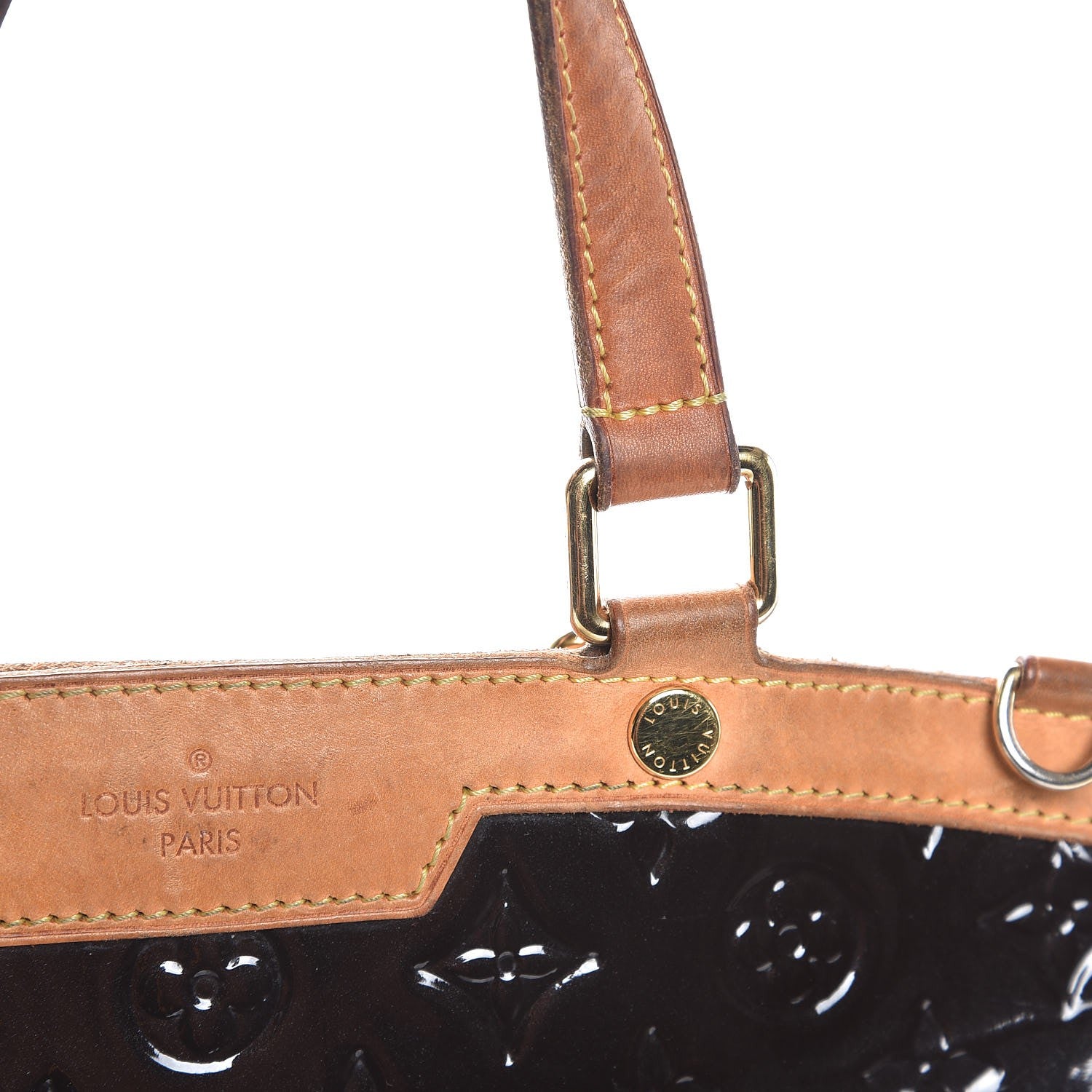 Louis Vuitton Vernis Brea GM Terre D'Ombre 13 of 32