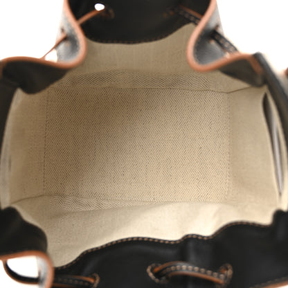 Loewe Calfskin Canvas Mini Hammock Shoulder Bag Mink Black 5 of 10