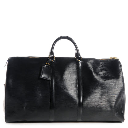 Louis Vuitton Epi Keepall 55 Black 1 of 7