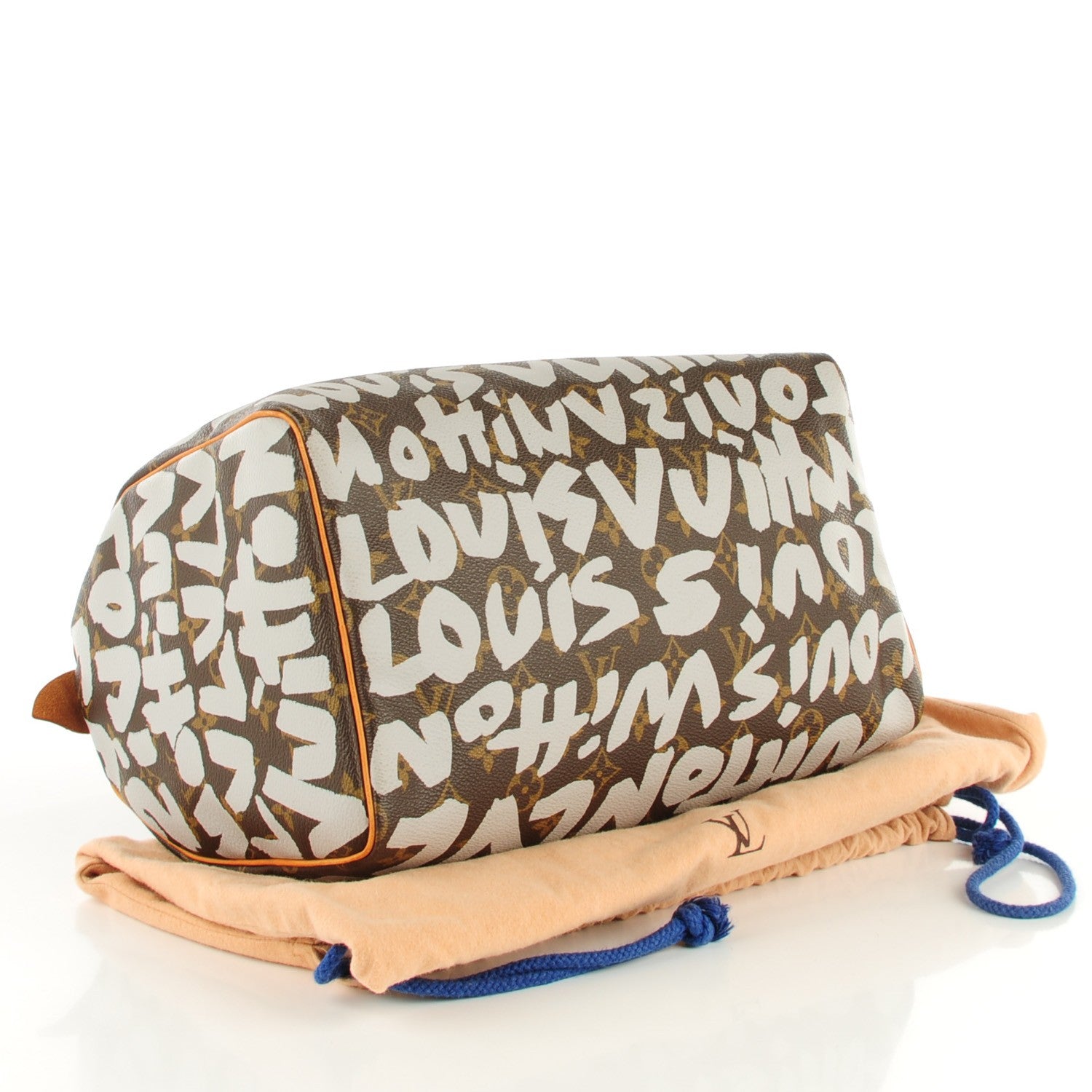 Louis Vuitton Monogram Graffiti Speedy 30 Silver 4 of 7