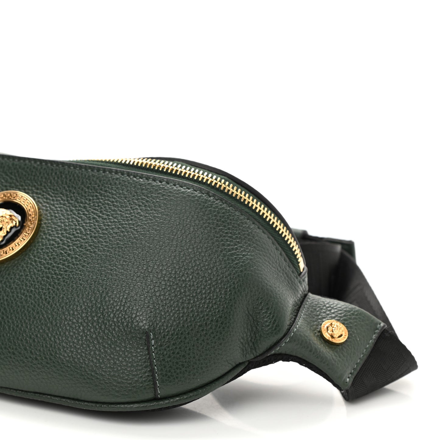 Grained Calfskin Vanitas Medea Belt Bag Green