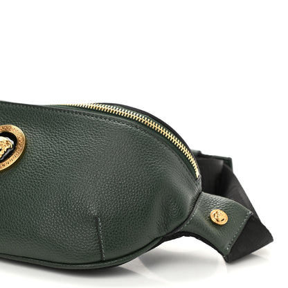 Versace Grained Calfskin Vanitas Medea Belt Bag Green 8 of 8