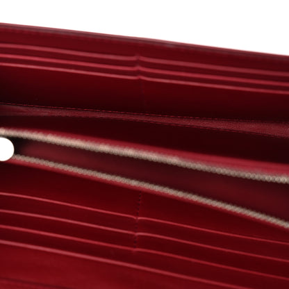 Christian Dior Patent Cannage Lady Dior Rendezvous Wallet On Chain Rouge Ceris 5 of 10
