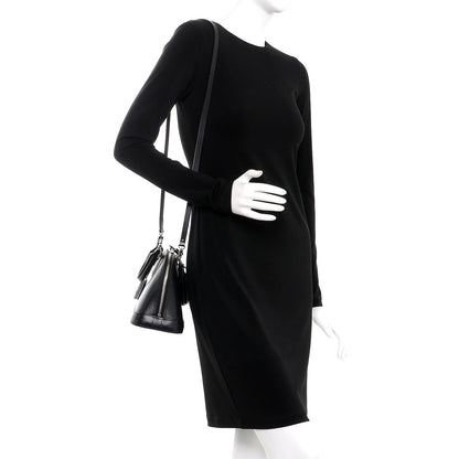 Louis Vuitton Epi Alma BB Black 2 of 9