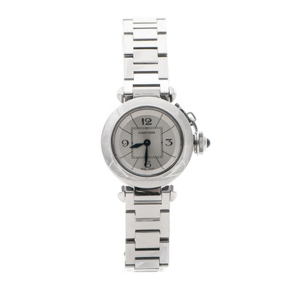 Cartier Stainless Steel 27mm Miss Pasha Quartz Watch Silver 1 of 8