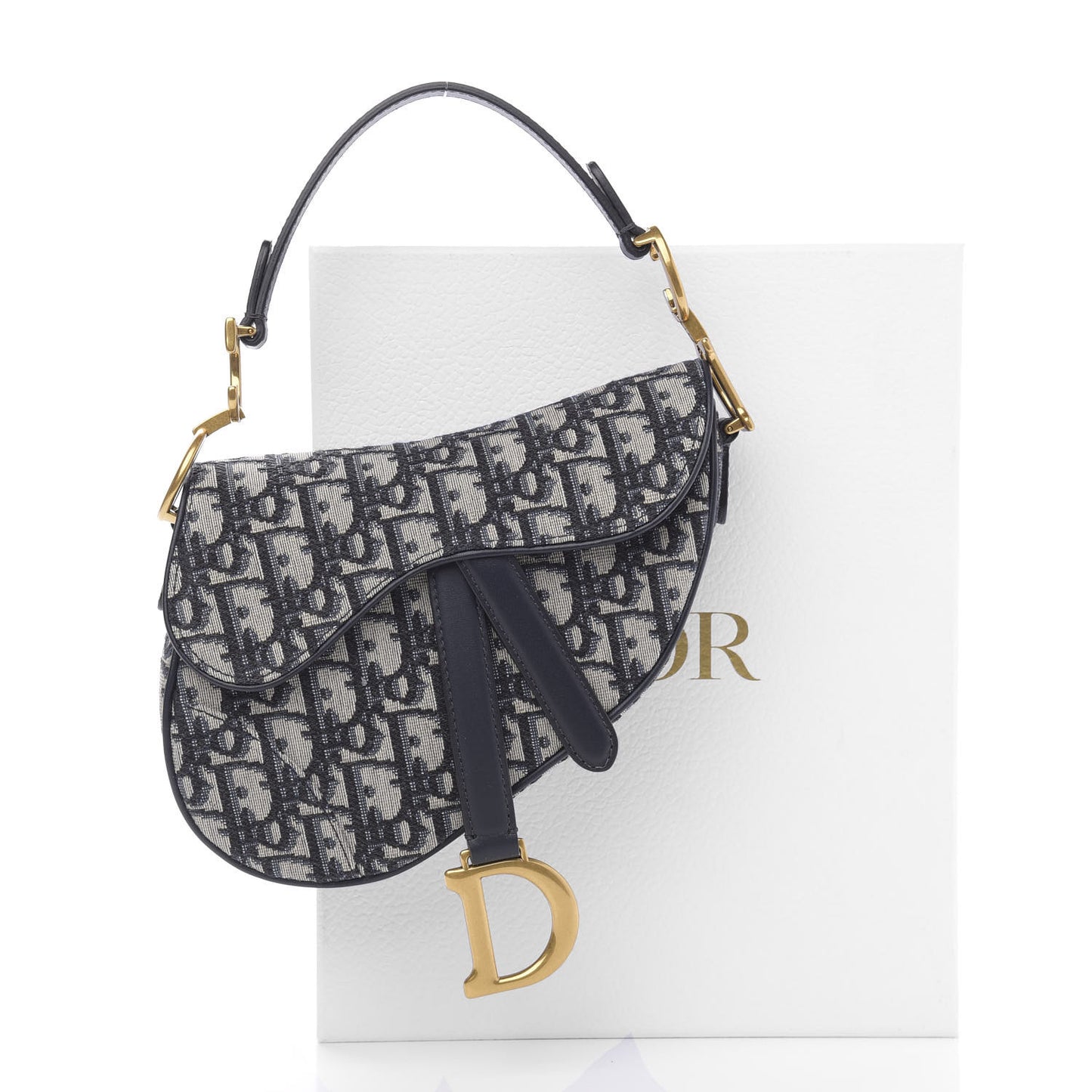 Oblique Mini Saddle Bag Blue