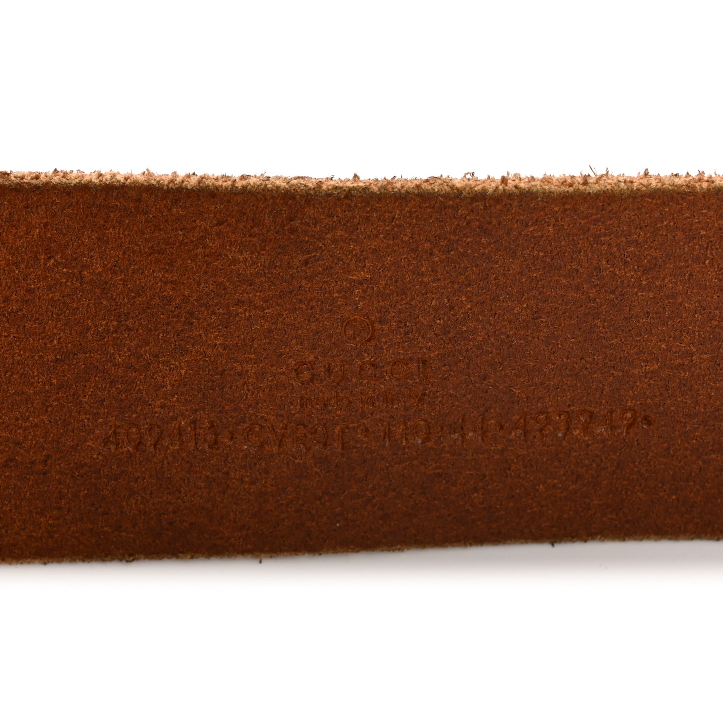 Faded Calfskin Double G 40mm Belt 110 44 Cuir