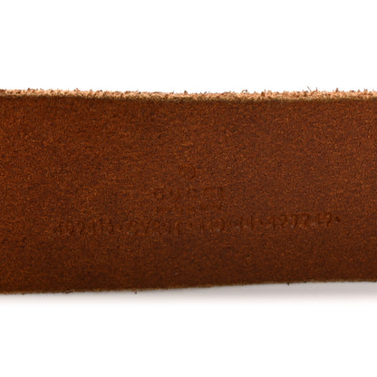 Gucci Faded Calfskin Double G 40mm Belt 110 44 Cuir 6 of 7