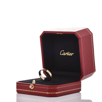 Cartier 18K Yellow Gold 3.5mm LOVE Wedding Band Ring 59 8.75 5 of 5