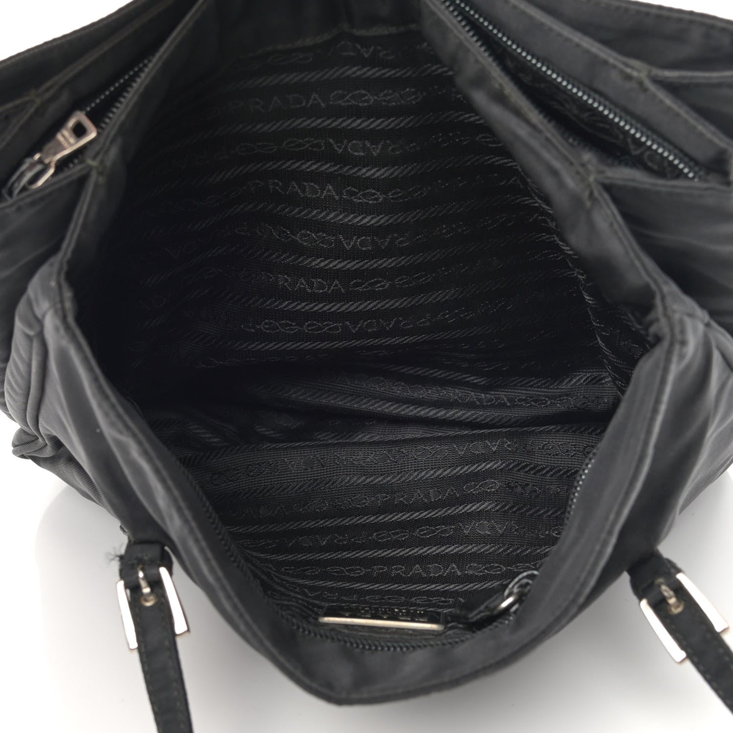 Prada Tessuto Nylon Tote Black 10 of 14
