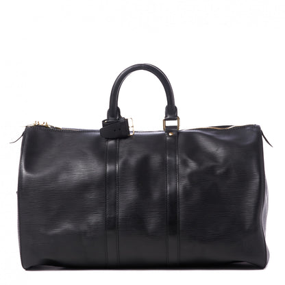 Louis Vuitton Epi Keepall 45 Black 1 of 9