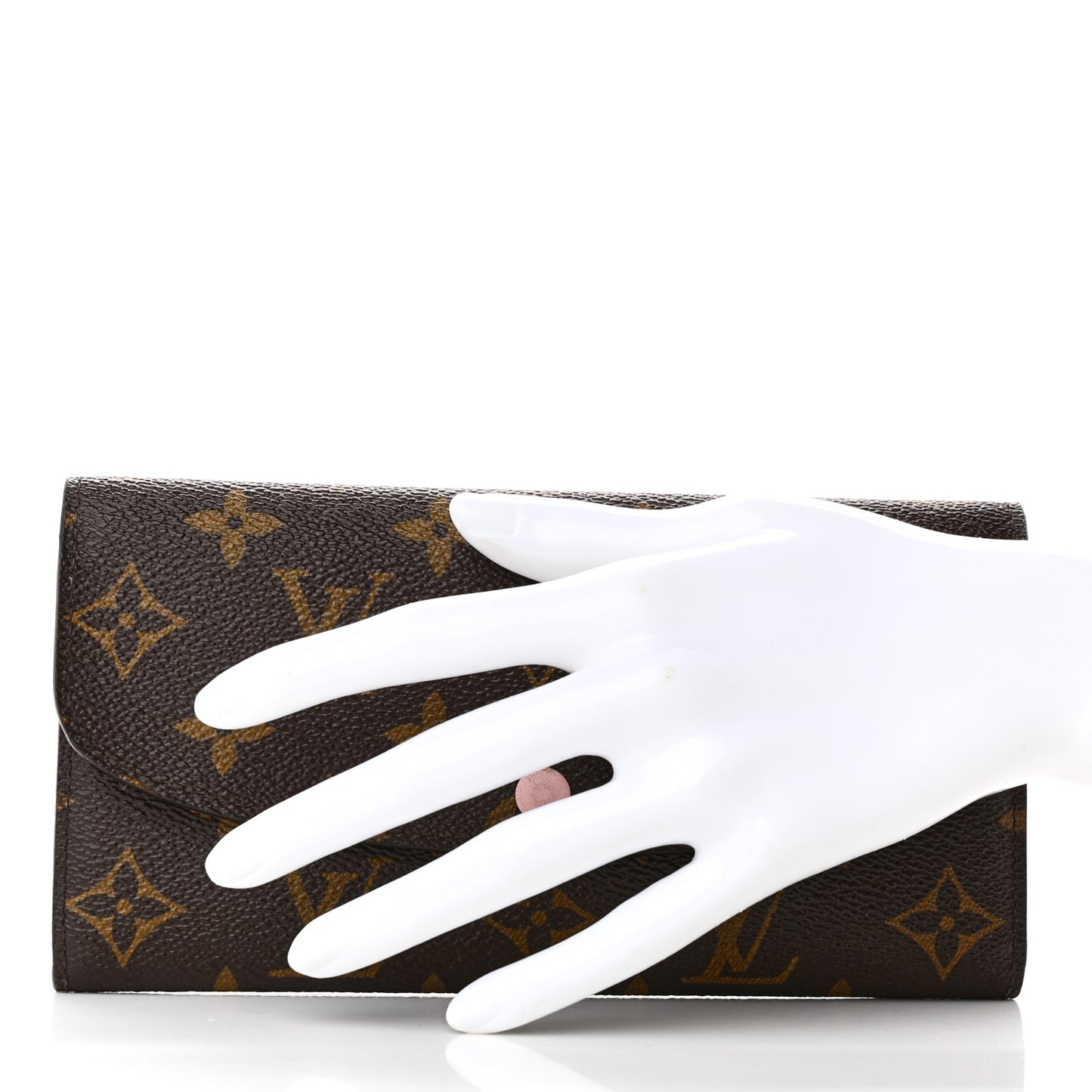 Monogram Emilie Wallet Rose Ballerine
