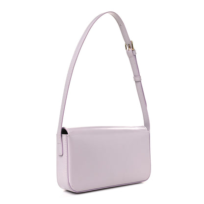 Celine Shiny Calfskin Triomphe Shoulder Bag Light Lilac 3 of 9