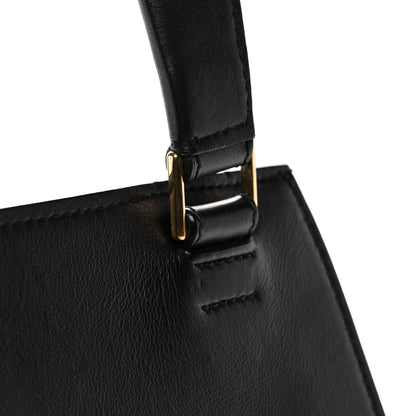 Celine Smooth Calfskin Medium Bi-Color Edge Shoulder Bag Black Beige 11 of 11