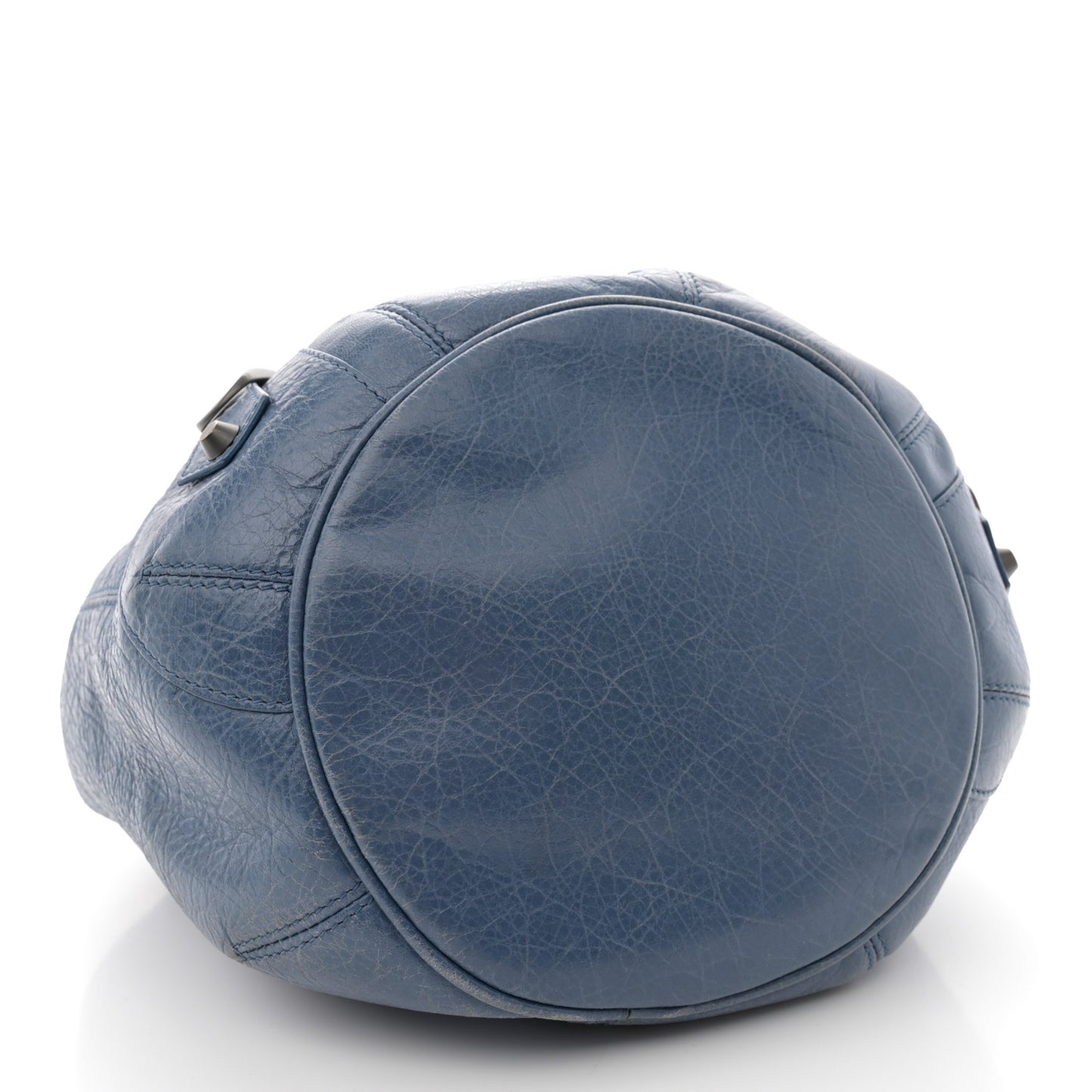 Agneau Classic Hardware Mini Pompon Bleu Persan