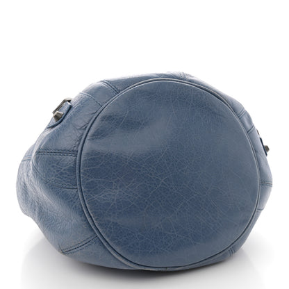 Balenciaga Agneau Classic Hardware Mini Pompon Bleu Persan 5 of 14