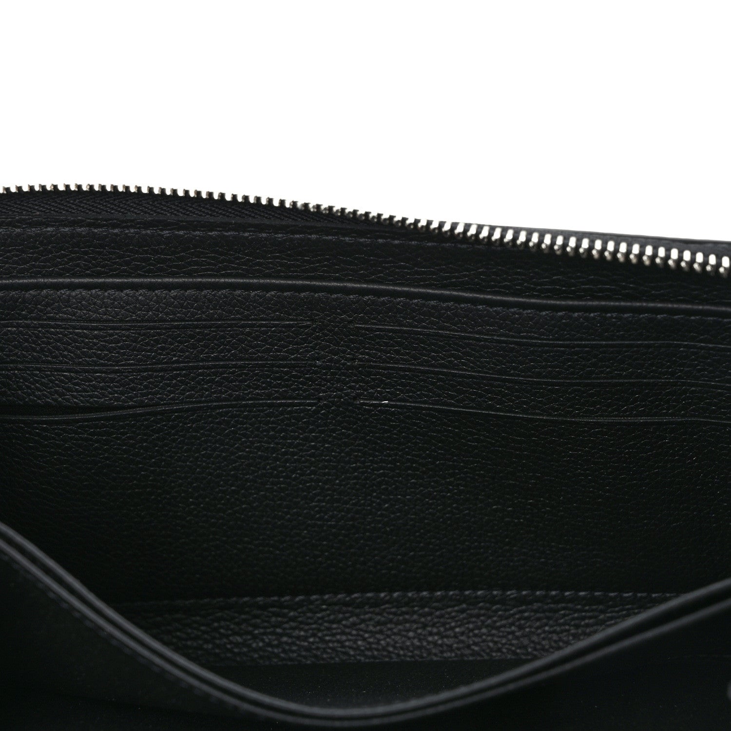Louis Vuitton Calfskin Zippy Lockme Wallet Black 10 of 10