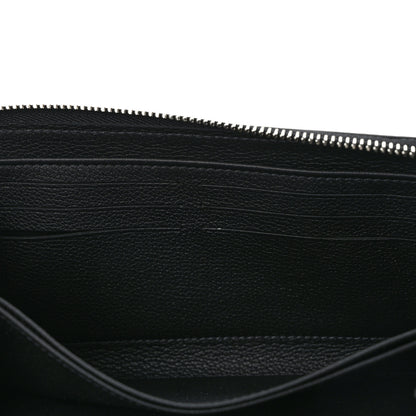 Louis Vuitton Calfskin Zippy Lockme Wallet Black 10 of 10