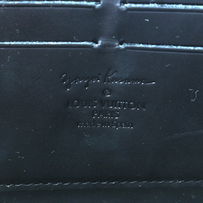 Louis Vuitton Vernis Kusama Infinity Dots Zippy Wallet Black 6 of 6