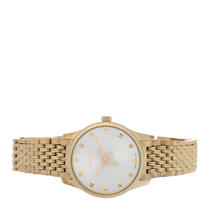 Gucci Stainless Steel 29mm G-Timeless Bee Quartz Watch Gold 2 of 4